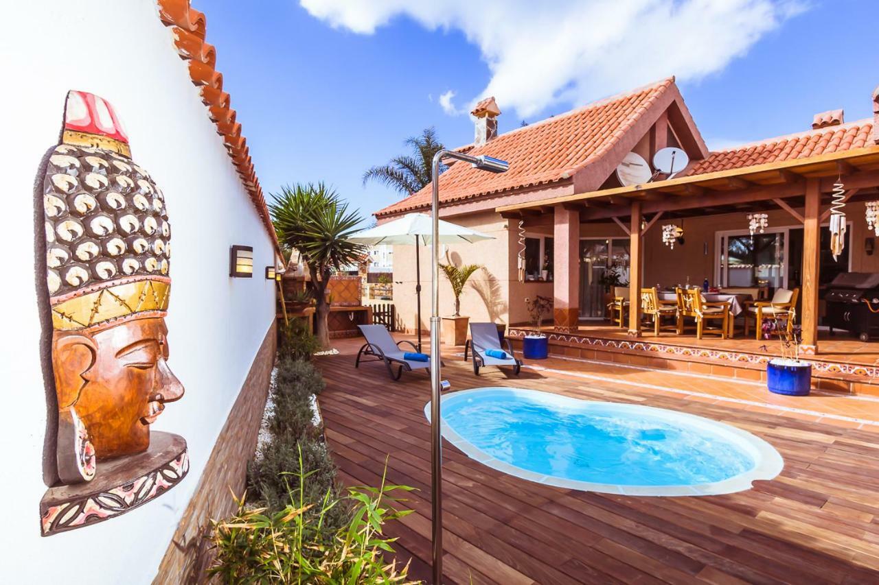 Villa Hibiscus Centrum Corralejo Beach Private Pool Family Esterno foto